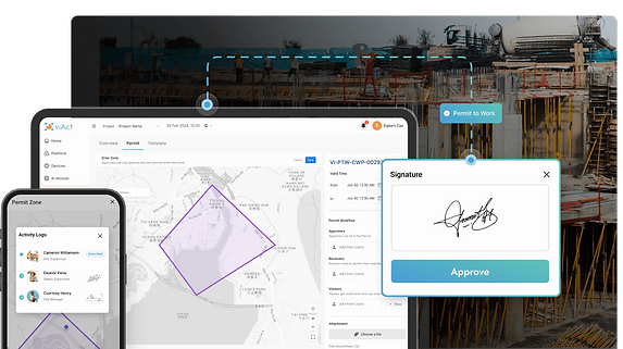 Digital Permit to Work System for Real-time Authorization with Digital Signature