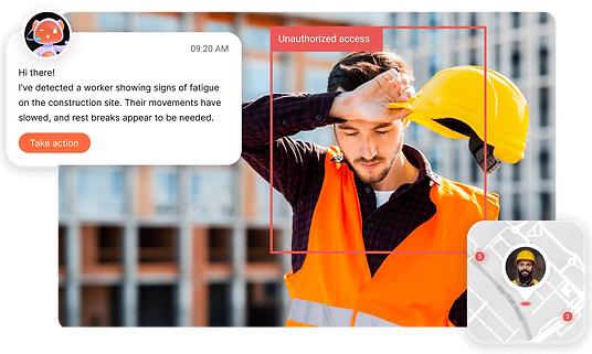 Safety Monitoring System Using Artificial Intelligence in Smart Site Safety System